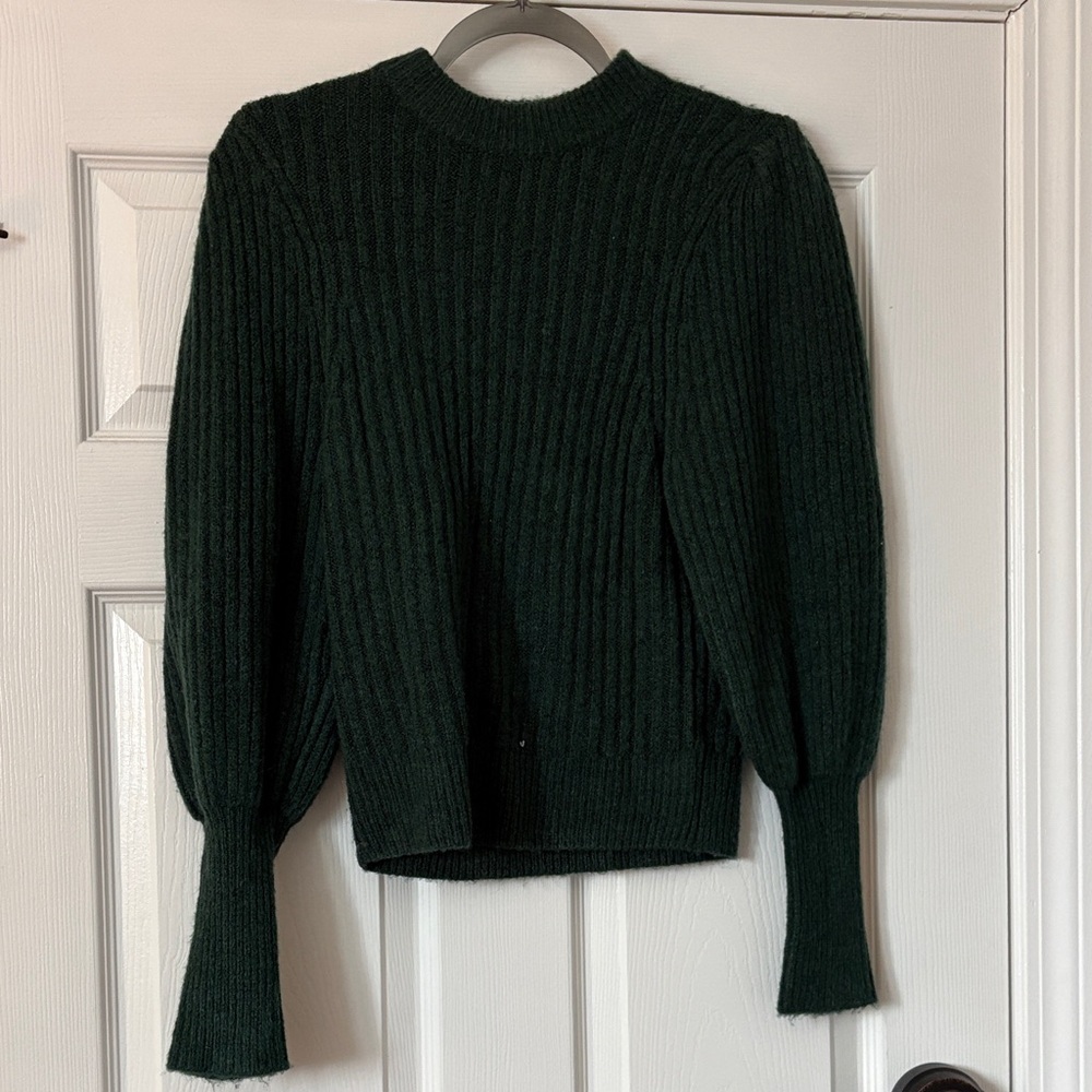Elegant Dark Green Women's Sweater